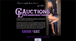Desktop Screenshot of gingerlynnauctions.com